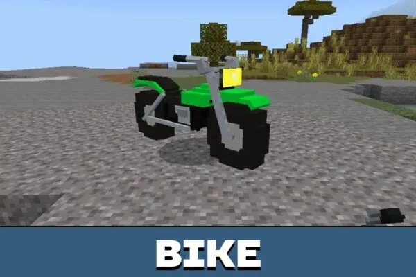 Bike from Quad Bike Mod for Minecraft PE