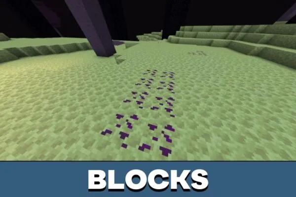 Blocks from Ender World Mod for Minecraft PE