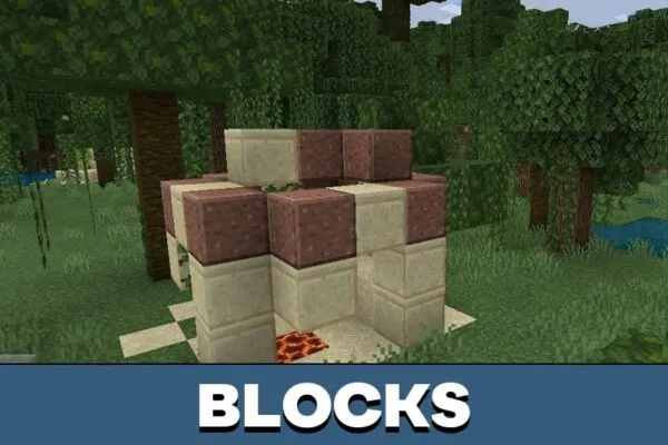 Blocks from Jungle Mod for Minecraft PE