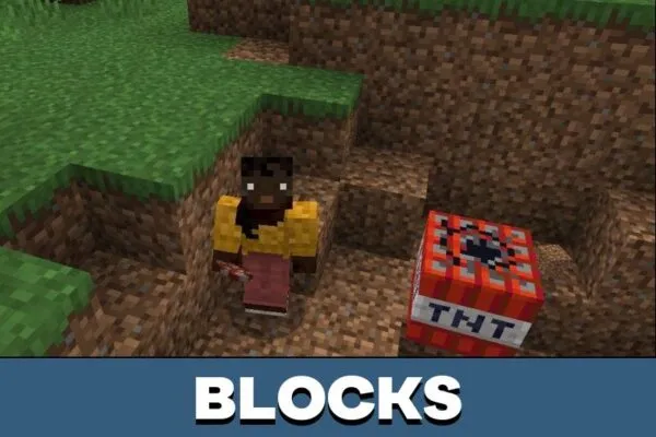 Blocks from Mob Eggs Mod for Minecraft PE