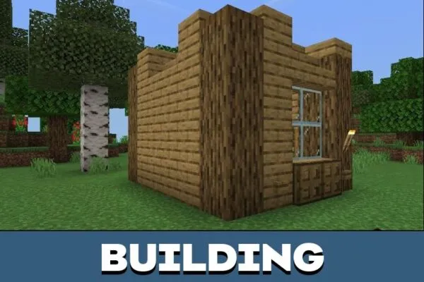 Building from Start Map for Minecraft PE