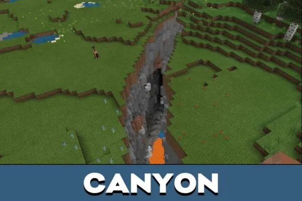 Canyon from Mountains Mod for Minecraft PE