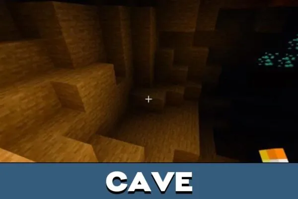 Cave from Torch Mod for Minecraft PE