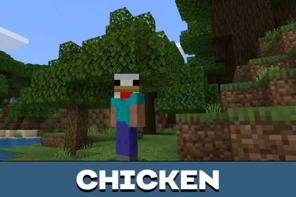 Chicken from Mask Mod for Minecraft PE