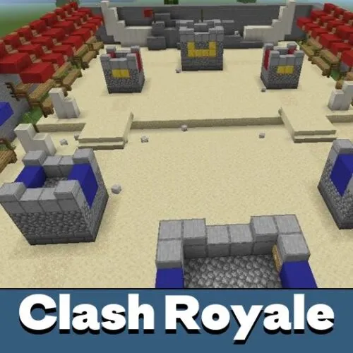 Clash Royale Map for Minecraft PE