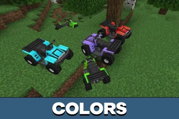 Colors from Quad Bike Mod for Minecraft PE