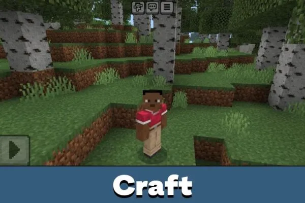 Craft from Realistic Texture Pack for Minecraft PE