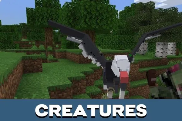 Creatures from Ancient World Mod for Minecraft PE