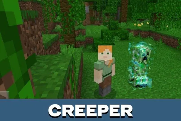 Creeper from Difficulty Mod for Minecraft PE