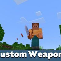 Custom Weapons Mod for Minecraft PE