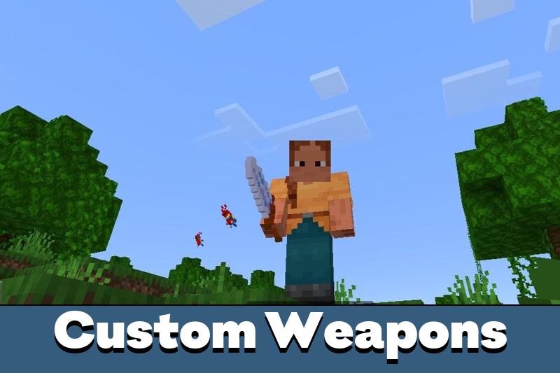 Download Custom Weapons Mod for Minecraft PE - Custom Weapons Mod for MCPE