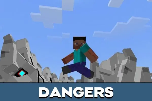 Dangers from Sans Mod for Minecraft PE