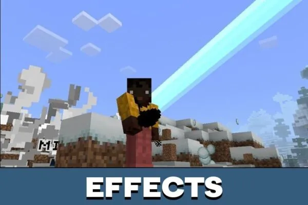 Effects from Sans Mod for Minecraft PE