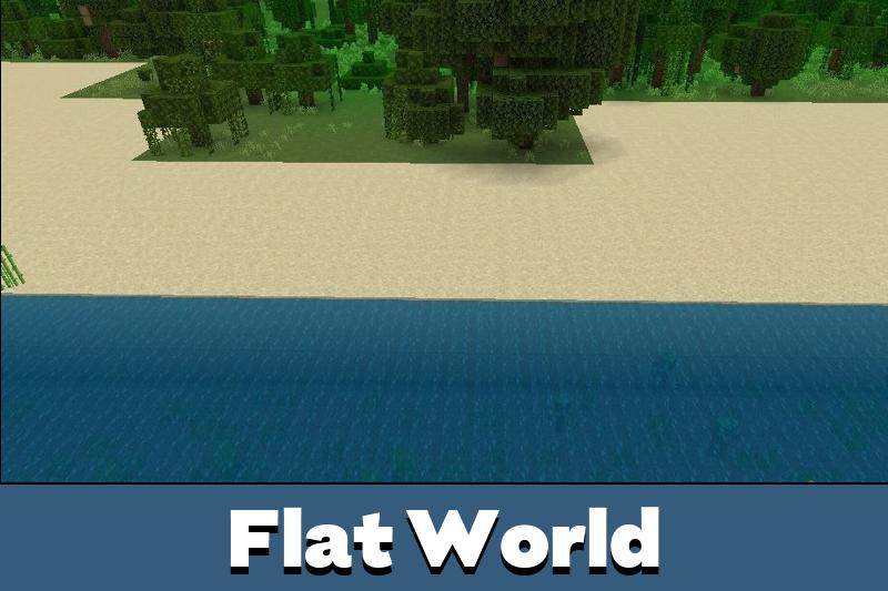 Flat Lucky Worlds Map (1.20) - MCPE/Bedrock 