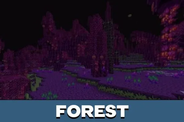 Forest from Ender World Mod for Minecraft PE