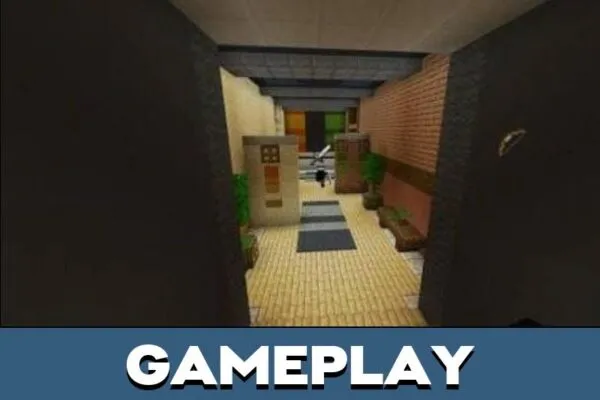 Gameplay from Murder Mystery Texture Pack for Minecraft PE