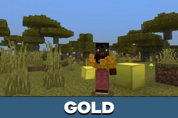 Gold from Mineral Texture Pack for Minecraft PE