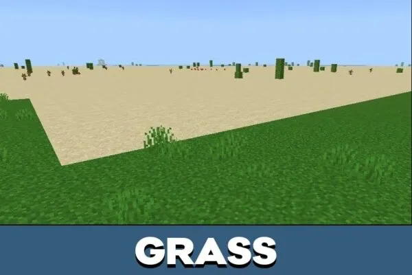 Grass from Flat World Mod for Minecraft PE