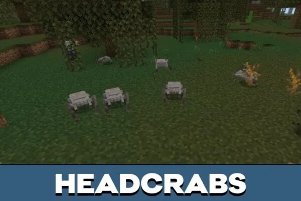 Headcrabs from Half Life Mod for Minecraft PE