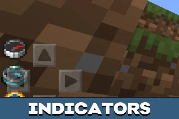 Indicators from Compass and Clock Texture Pack for Minecraft PE