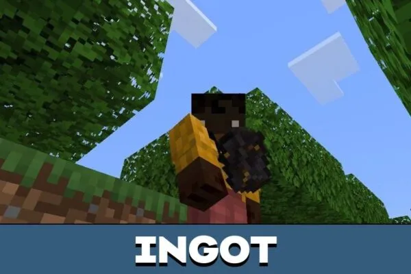 Ingot from Netherite Mod for Minecraft PE