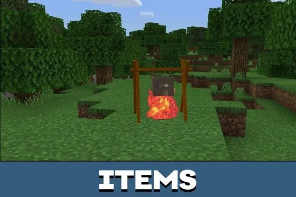 Items from Ancient World Mod for Minecraft PE