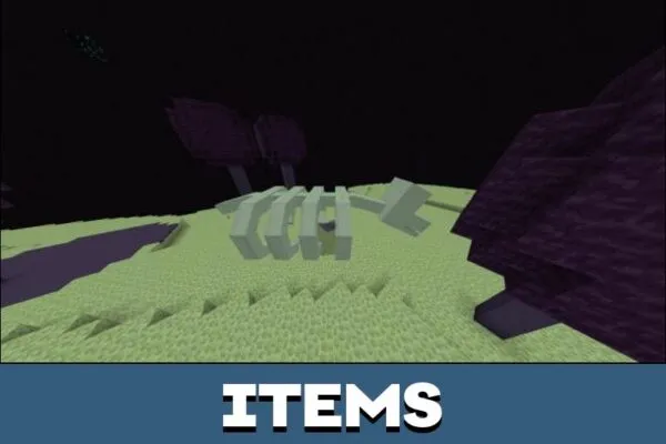 Items from Ender World Mod for Minecraft PE