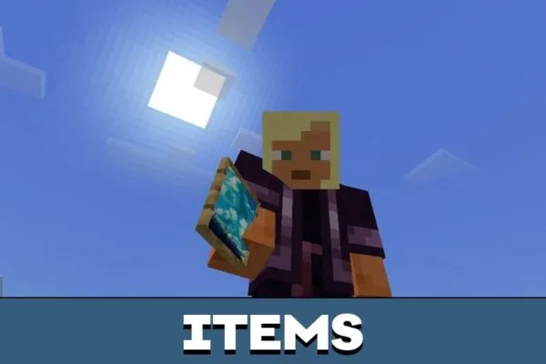 Items from Paintings Mod for Minecraft PE