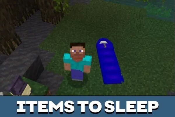 Items from Sleeping Bag Mod for Minecraft PE