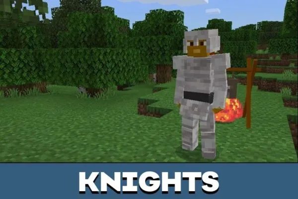 Knights from Ancient World Mod for Minecraft PE