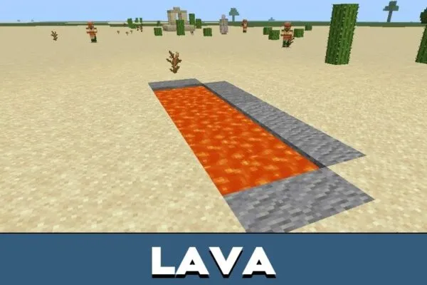 Lava from Flat World Mod for Minecraft PE