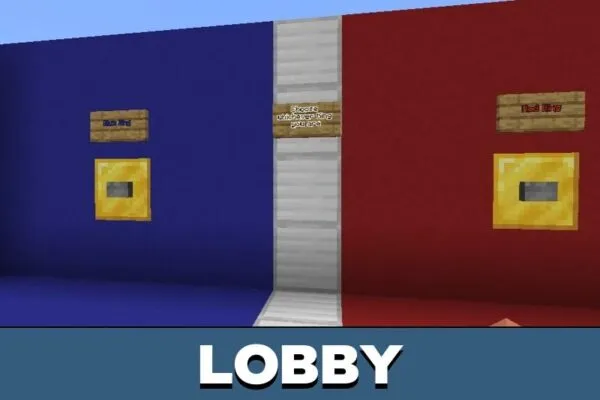 Lobby from Clash Royale Map for Minecraft PE