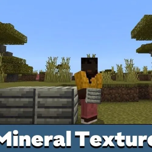 Mineral Texture Pack for Minecraft PE