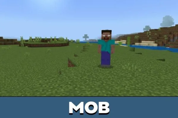 Mob from Herobrine Mod for Minecraft PE