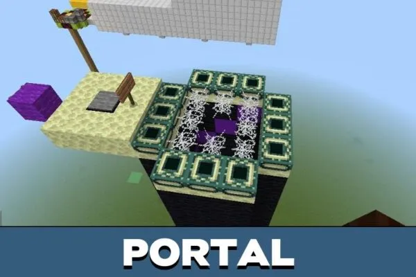 Portal from Unlimited Parkour Map for Minecraft PE