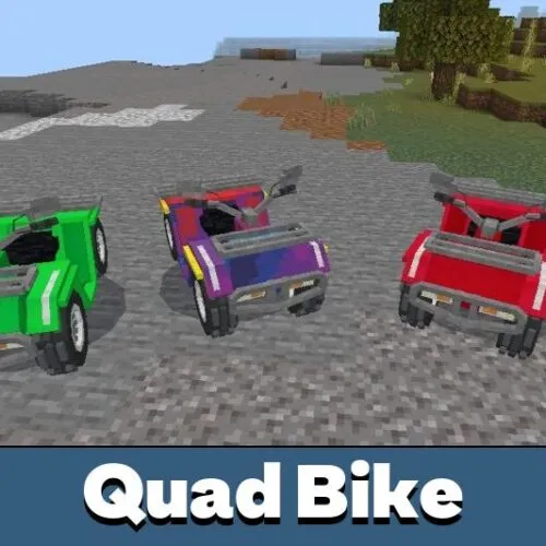 Quad Bike Mod for Minecraft PE