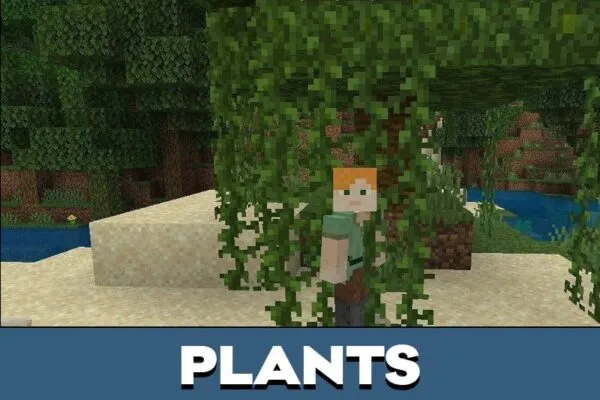 Plants from Jungle Mod for Minecraft PE