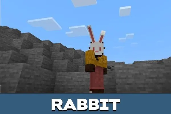 Rabbit from Mask Mod for Minecraft PE