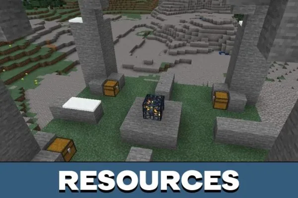 Resources from New Structures Mod for Minecraft PE