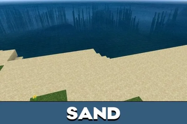 Sand from Flat World Mod for Minecraft PE