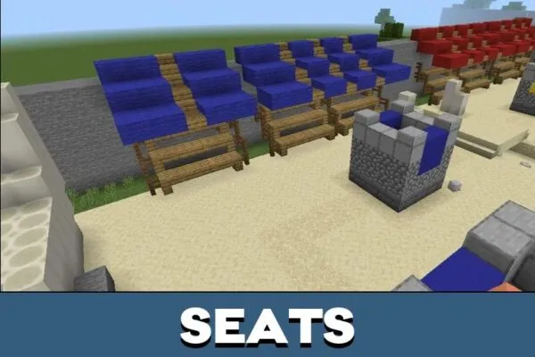 Seats from Clash Royale Map for Minecraft PE