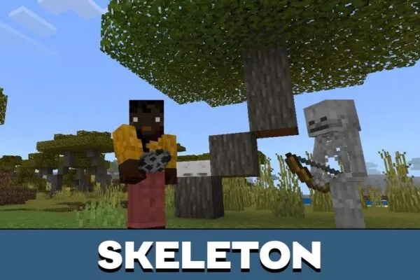 Skeleton from Difficulty Mod for Minecraft PE