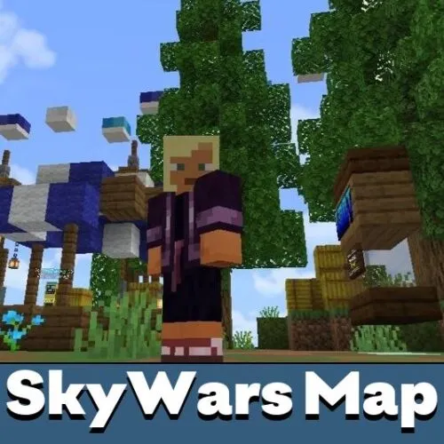 Skywars Map for Minecraft PE