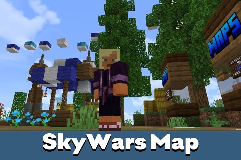 Download Skywars Map for Minecraft Bedrock Edition