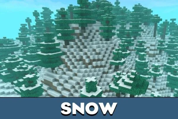 Snow from IRIS Shader for Minecraft PE