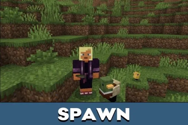 Spawn from Duck Mod for Minecraft PE