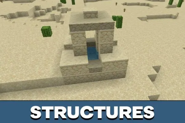 Structures from Desert Mod for Minecraft PE