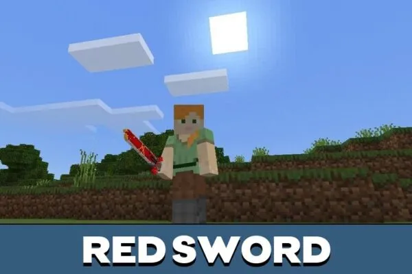 Sword from Genshin Impact Texture Pack for Minecraft PE