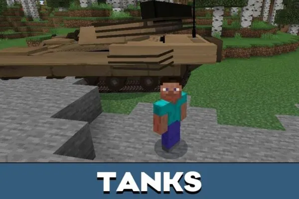 Tanks from Resident Evil Mod for Minecraft PE