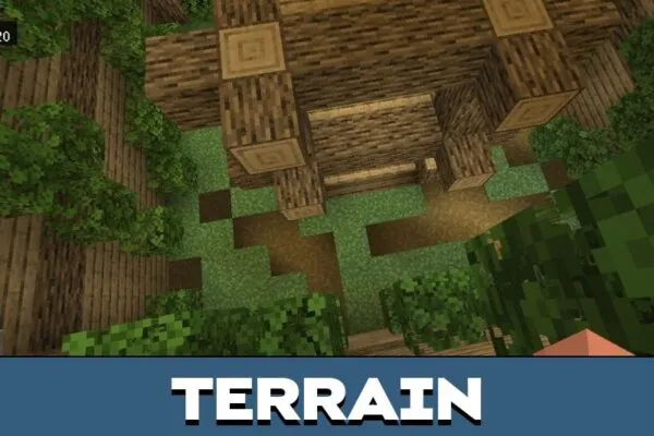 Terrain from One Block Map for Minecraft PE